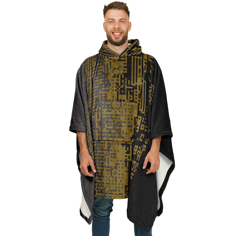 DEFRAG NUX64 FLANNEL PONCHO