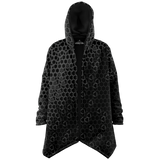 HEX AUTOMATA BLVCK DEEPFLEECE CLOAK