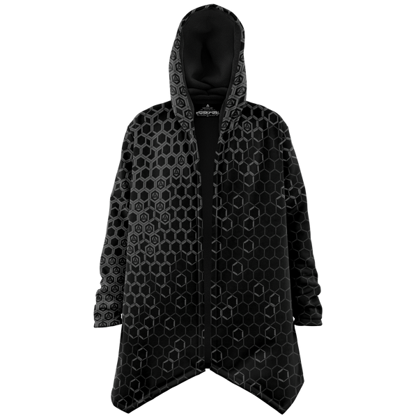 HEX AUTOMATA BLVCK DEEPFLEECE CLOAK