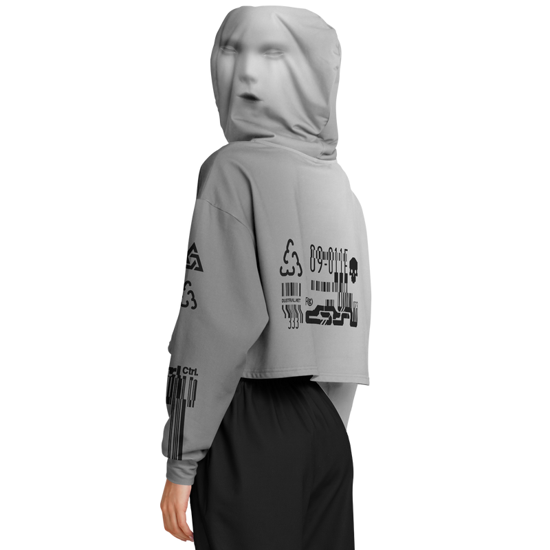 NORMALS MONO AO CROP HOODIE