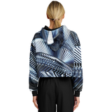 QUBEWAVE AO CROP HOODIE