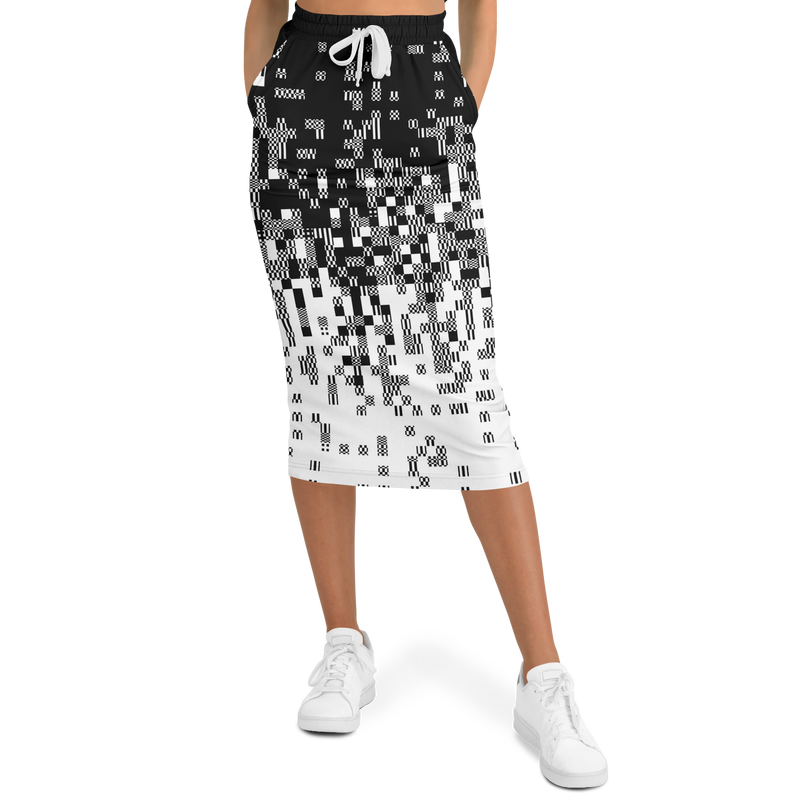 DEFRAG MONO LONG POCKET SKIRT