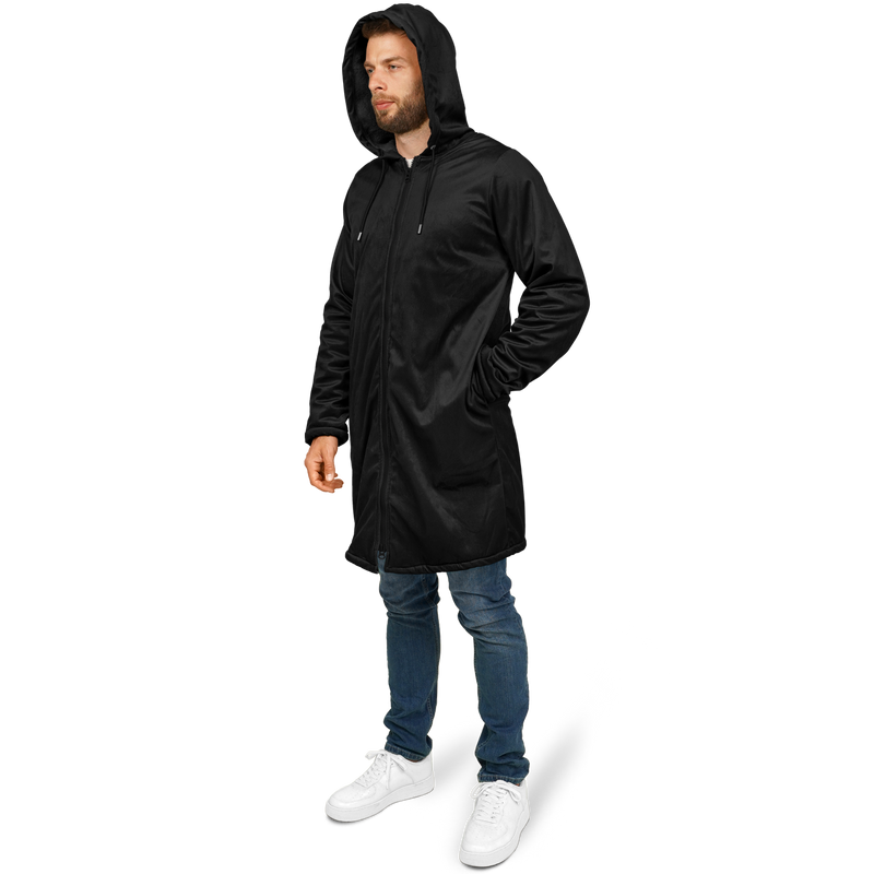 BLVCK DEEPFLEECE ZIP CLOAK