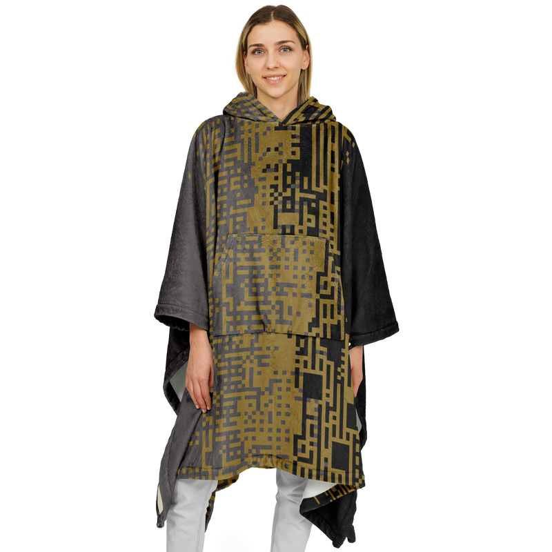 DEFRAG NUX64 FLANNEL PONCHO