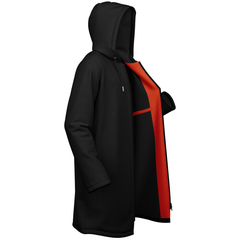 BLVCK DEEPFLEECE ZIP CLOAK