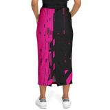 CMD & CTRL MAGENTIC LONG POCKET SKIRT