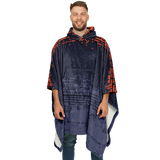 DEFRAG VERT128 ORABLU FLANNEL PONCHO