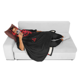 DEFRAG VERT128 HAZRED FLANNEL PONCHO