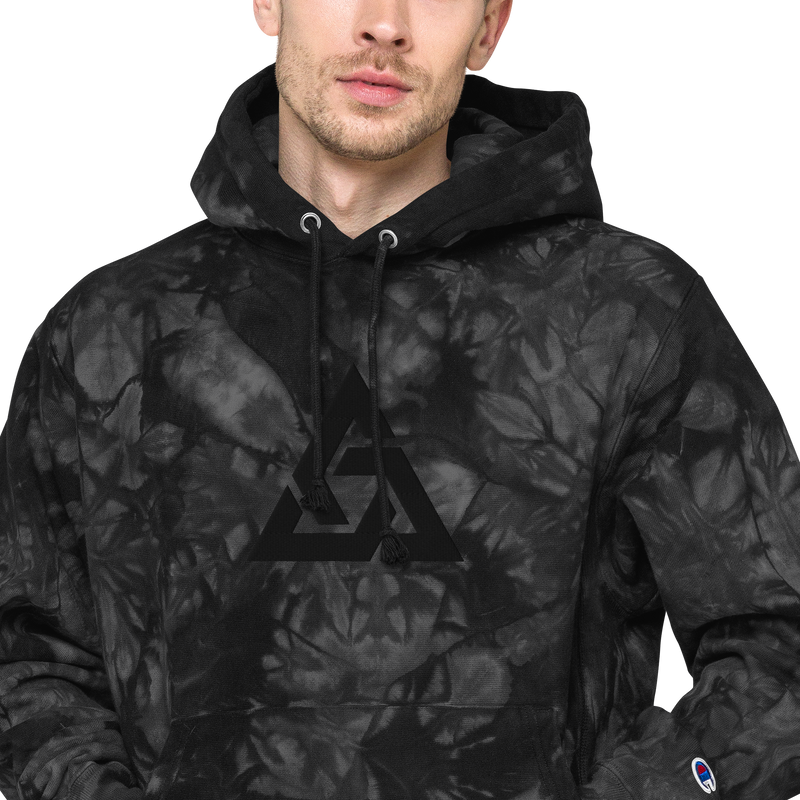 TRINITY E CHAMPION TIE-DYE HOODIE – Dustrial