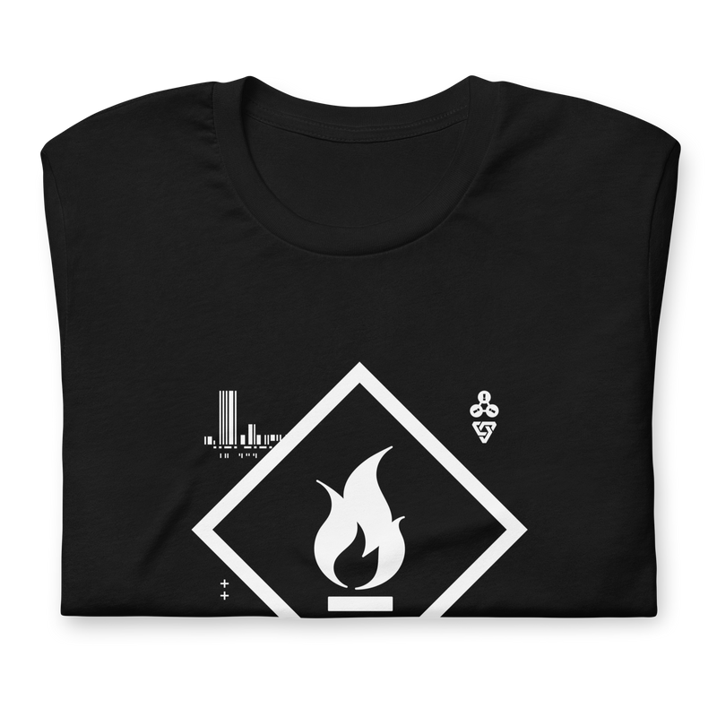 09011E FIRE GRAPHIC TEE