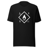 09011E FIRE GRAPHIC TEE