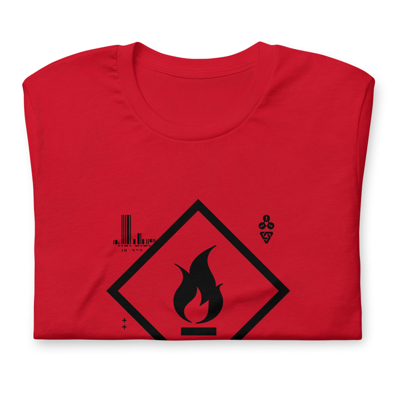 09011E FIRE GRAPHIC TEE