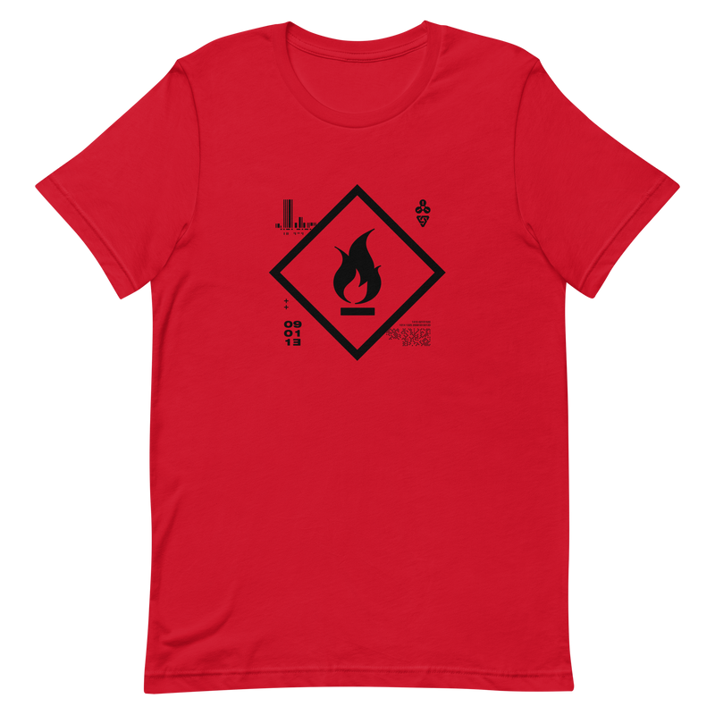 09011E FIRE GRAPHIC TEE