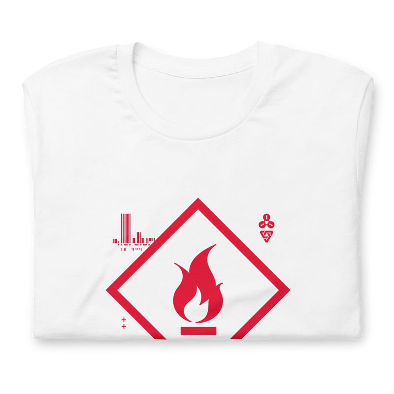 09011E FIRE GRAPHIC TEE