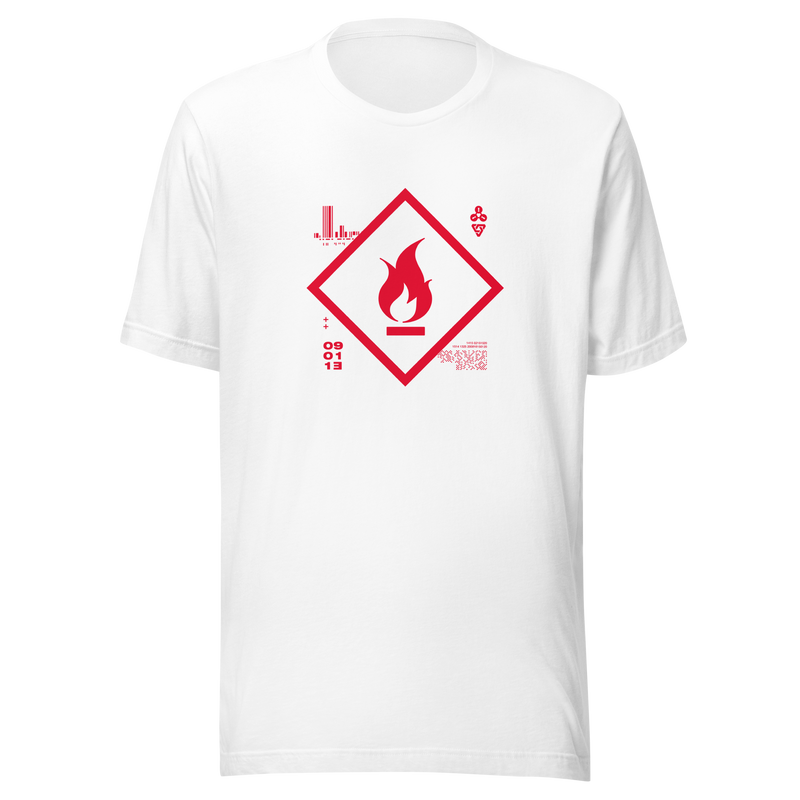 09011E FIRE GRAPHIC TEE