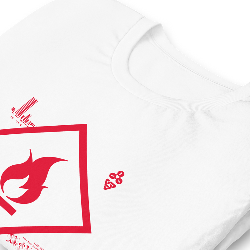 09011E FIRE GRAPHIC TEE