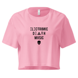 ELECTRONIC DEATH MUSIC CROP TOP