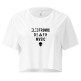 ELECTRONIC DEATH MUSIC CROP TOP