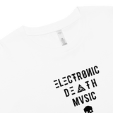 ELECTRONIC DEATH MUSIC CROP TOP