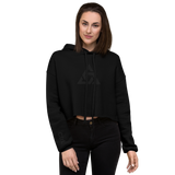 TRINITY BLVCK CROP HOODIE