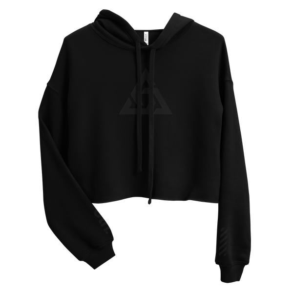 TRINITY BLVCK CROP HOODIE