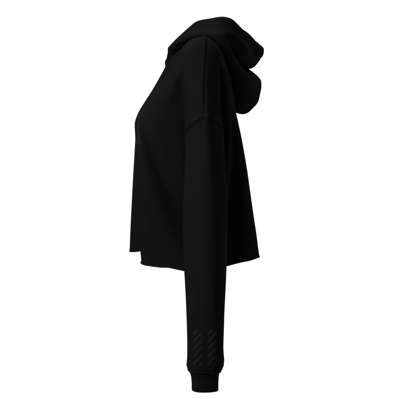 TRINITY BLVCK CROP HOODIE