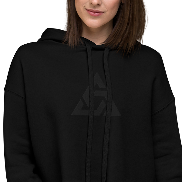 TRINITY BLVCK CROP HOODIE