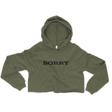 SORRY E CROP HOODIE