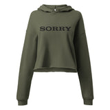 SORRY E CROP HOODIE