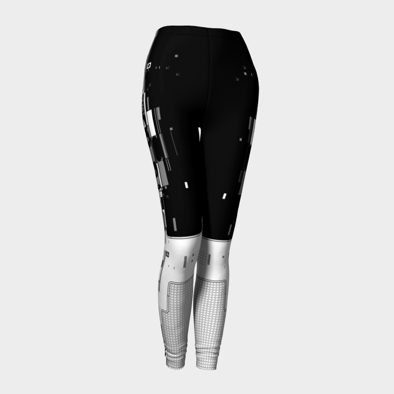 XERODUSTRIAL v2 DURARE LEGGINGS-DURARE LEGGINGS-clothing, durare-leggings, green, mech, recycled fashion, Thic Leggings-Dustrial