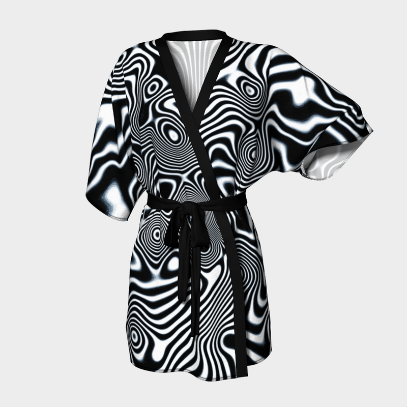 GRAVITON MONO KIMONO ROBE-KIMONO ROBE-clothing, cosmosys, Festival Fashion, kimono-robe-Dustrial