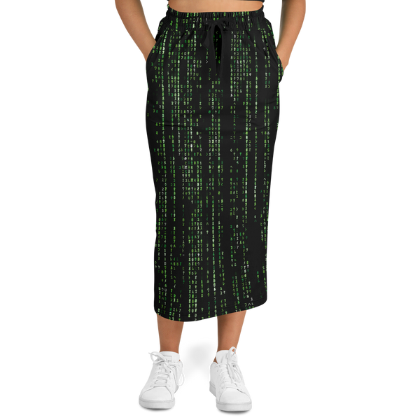 MATRIX TERMINAL LONG POCKET SKIRT-Fashion Long Pocket Skirt-Dustrial