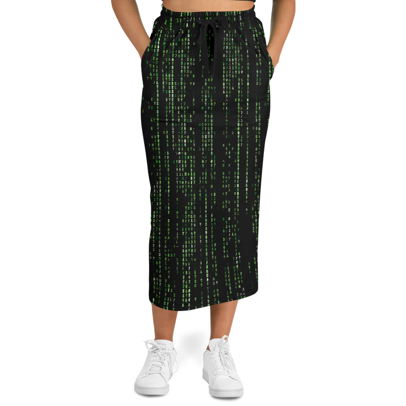 MATRIX TERMINAL LONG POCKET SKIRT-Fashion Long Pocket Skirt-Dustrial