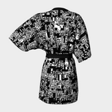 ASCII MONO KIMONO ROBE-KIMONO ROBE-clothing, Festival Fashion, kimono-robe-Dustrial