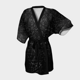 NECROHEX MONO KIMONO ROBE-KIMONO ROBE-clothing, Festival Fashion, kimono-robe-Dustrial