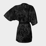 HEX PHASE BLVCK KIMONO ROBE-KIMONO ROBE-clothing, Festival Fashion, kimono-robe-Dustrial