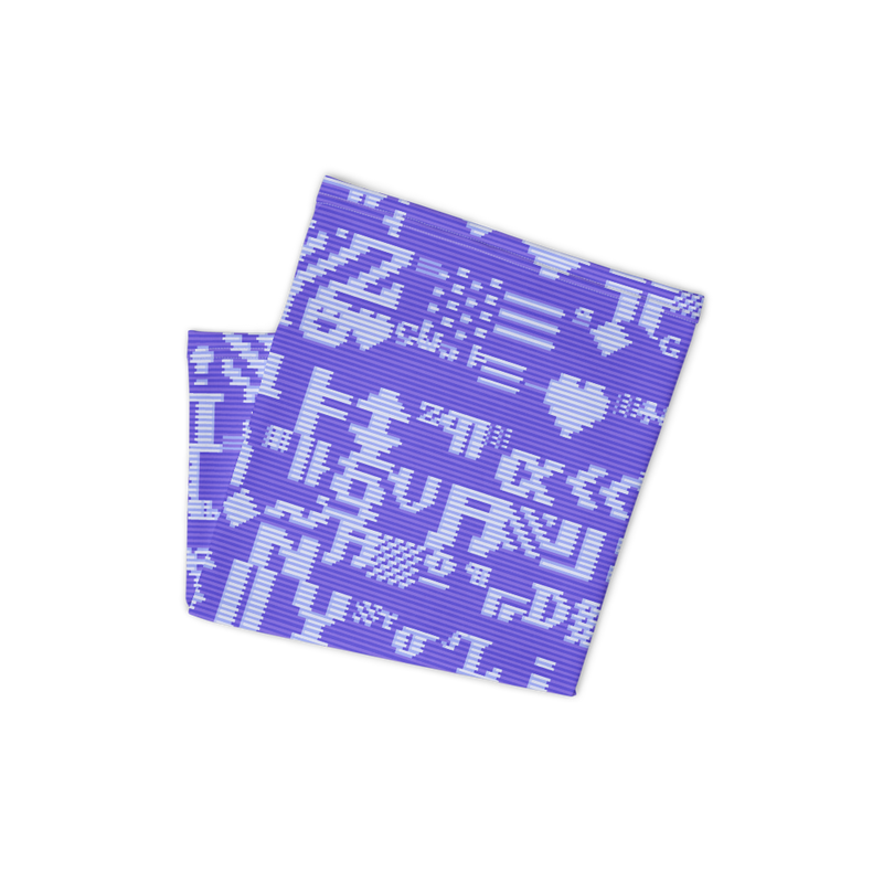 ASCII BLUE64 NECK GAITER MASK-NECK GAITER-face mask, Facial Covering, NECK-GAITER, NECK-GAITER-PRF-Dustrial