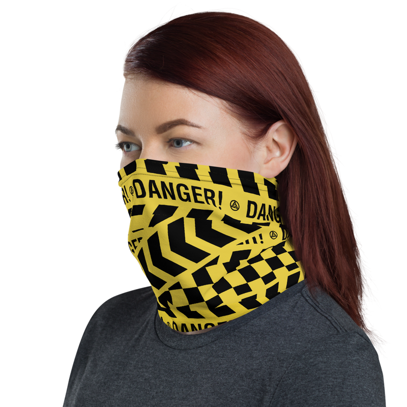 DANGER NECK GAITER MASK-NECK GAITER-face mask, Facial Covering, NECK-GAITER, NECK-GAITER-PRF-Dustrial