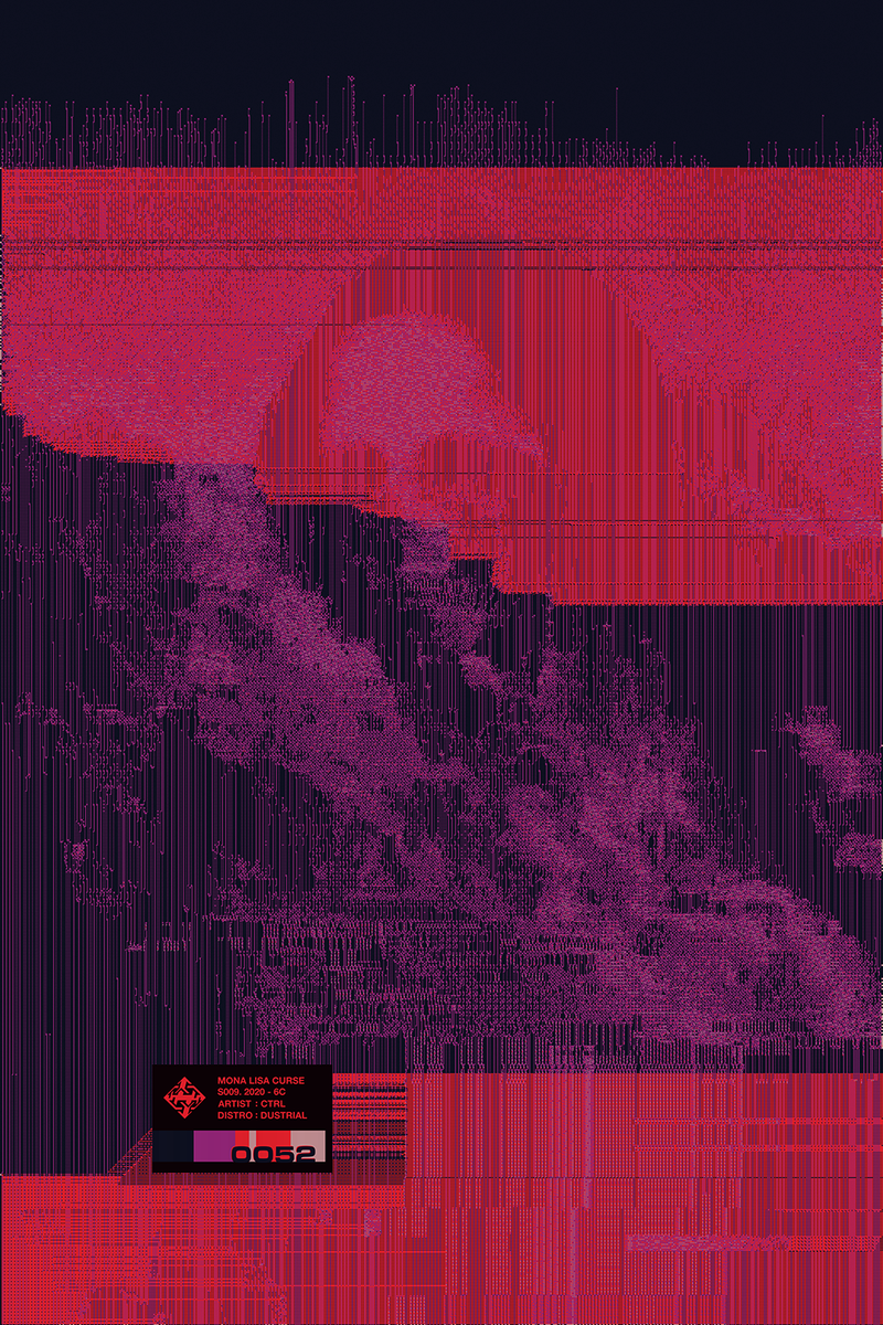 "MONA LISA CURSE" S-009 VAR. 0052 LIMITED PRINT-MATTE POSTER LE PRF-matte-poster-le-prf, mlcs009-Dustrial