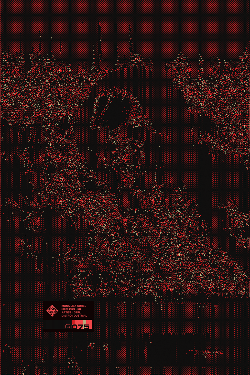 "MONA LISA CURSE" S-009 VAR. 0075 LIMITED PRINT-MATTE POSTER LE PRF-matte-poster-le-prf, mlcs009-Dustrial