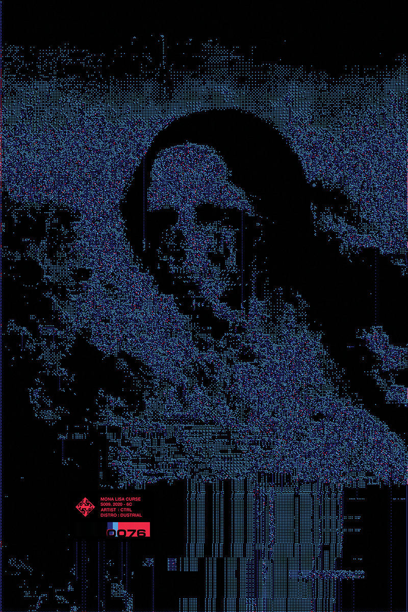 "MONA LISA CURSE" S-009 VAR. 0076 LIMITED PRINT-MATTE POSTER LE PRF-matte-poster-le-prf, mlcs009-Dustrial