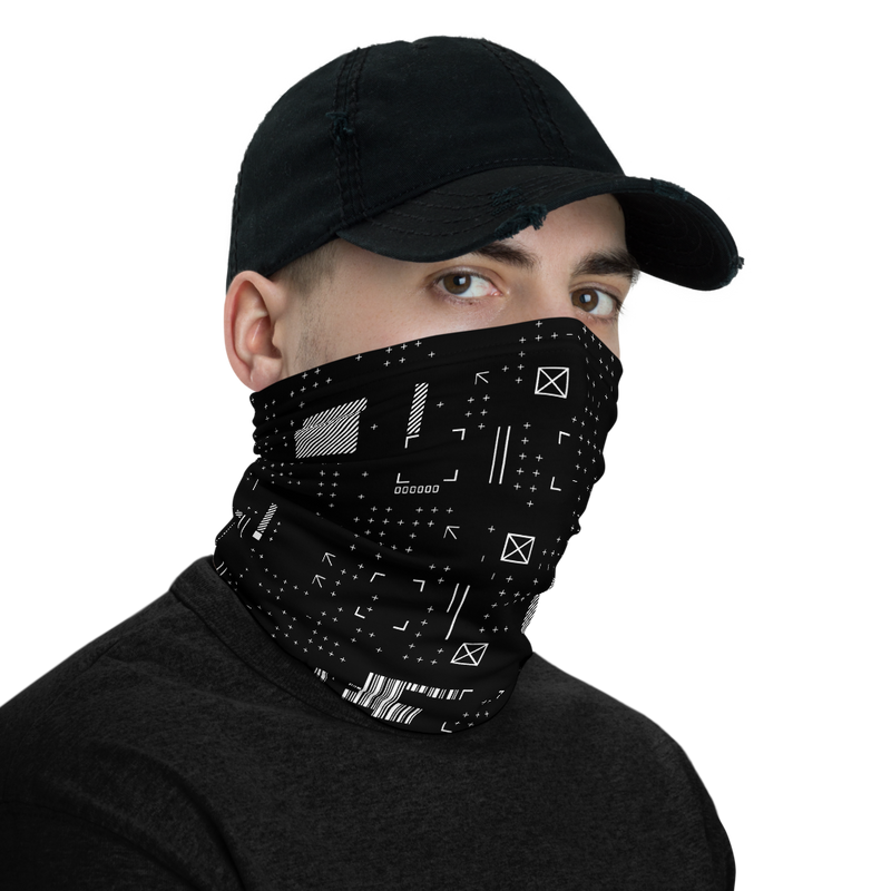 XERODUSTRIAL BASE NECK GAITER MASK-NECK GAITER-face mask, Facial Covering, MECH, mono, NECK-GAITER, NECK-GAITER-PRF-Dustrial