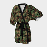 CAMO HOUNDSTOOTH WL KIMONO-KIMONO ROBE-clothing, Festival Fashion, kimono-robe-Dustrial