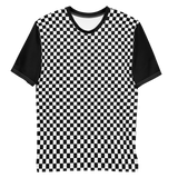 CHECKED OUT MONO AO SHIRT-AO SHIRT-AO-SHIRT, arch, Mono, Prime tshirt-Dustrial