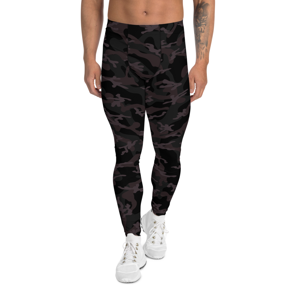 CAMO BLACK COMPRESSION PANTS