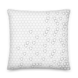 HEX AUTOMATA WIGHT PILLOW-SQUARE PILLOW-metric, PILLOW-Dustrial