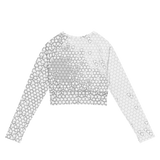HEX AUTOMATA WIGHT ECO LONG SLEEVE CROP TOP-ECO LS CROP TOP-__label:NEW, ECO LS CROP TOP, metric, Sale2K19-Dustrial