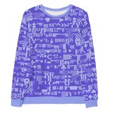 ASCII BLUE64 AO SWEATSHIRT-AO SWEATSHIRT-AO-SWEATSHIRT, cyber crime, cybercrime, hacker, SWEATSHIRT UNI PRF-Dustrial