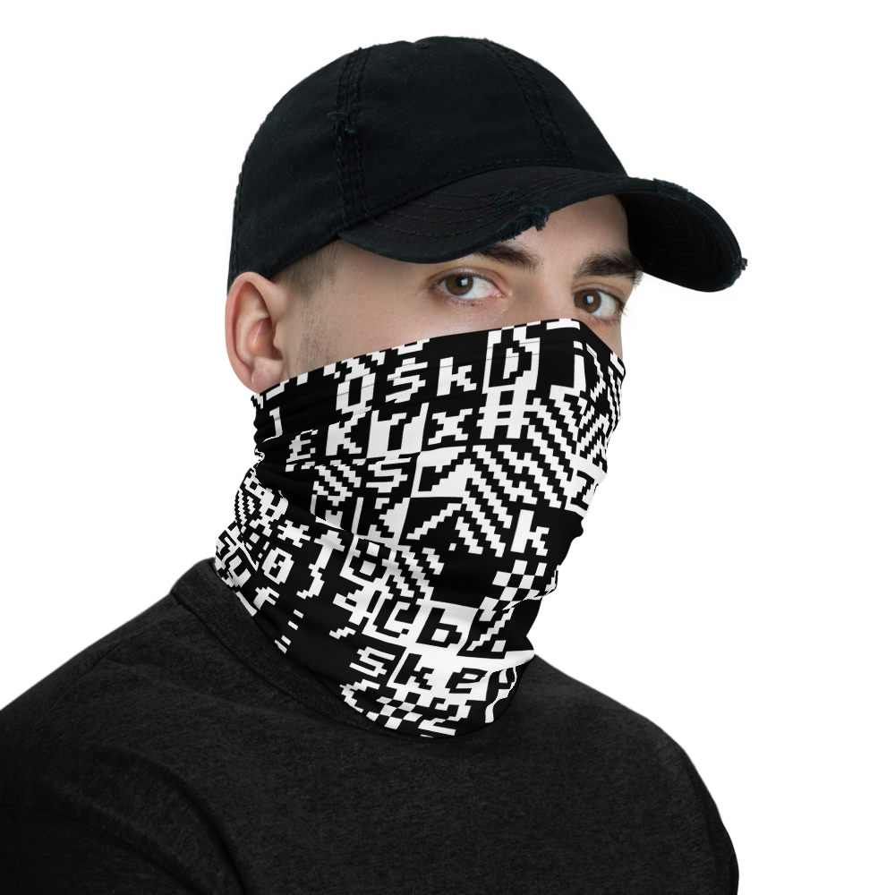 ASCII MONO LEGACY NECK GAITER MASK – Dustrial