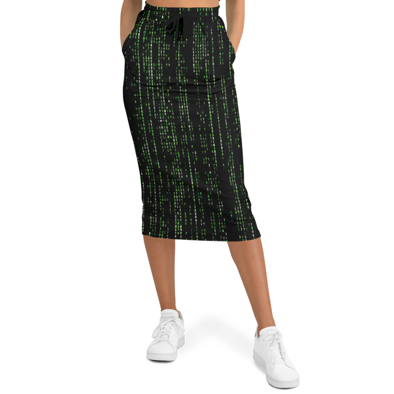 MATRIX TERMINAL LONG POCKET SKIRT-Fashion Long Pocket Skirt-Dustrial